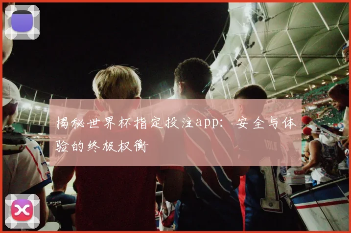揭秘世界杯指定投注app:安全与体验的终极权衡
